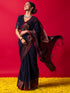 Neelkanth Bronze Jamdani Cotton Saree with Blouse Fabric